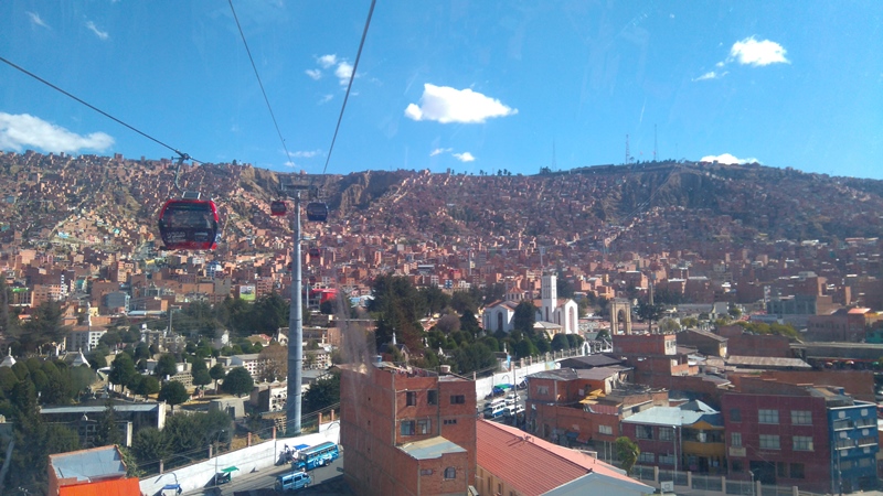 Teleferico, La Paz, Bolivia