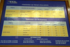 Tren Villazon, Bolivia